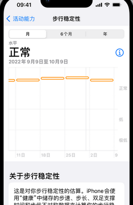 黄龙iPhone手机维修如何在iPhone开启'步行稳定性通知'