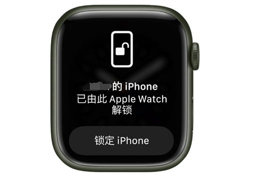 黄龙苹果手机维修分享用 AppleWatch 解锁配备面容 ID 的 iPhone方法 